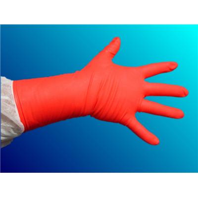 Gant Nitrile "Shieldskin Chem" rouge